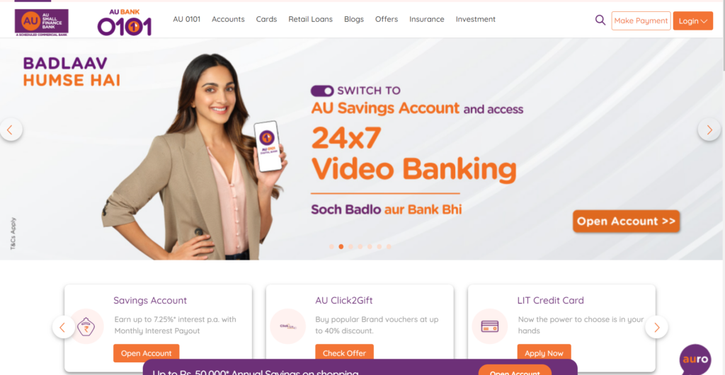 AU Small Finance Bank